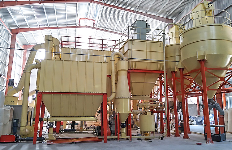 The treatment method for the blockage of the milling equipment.